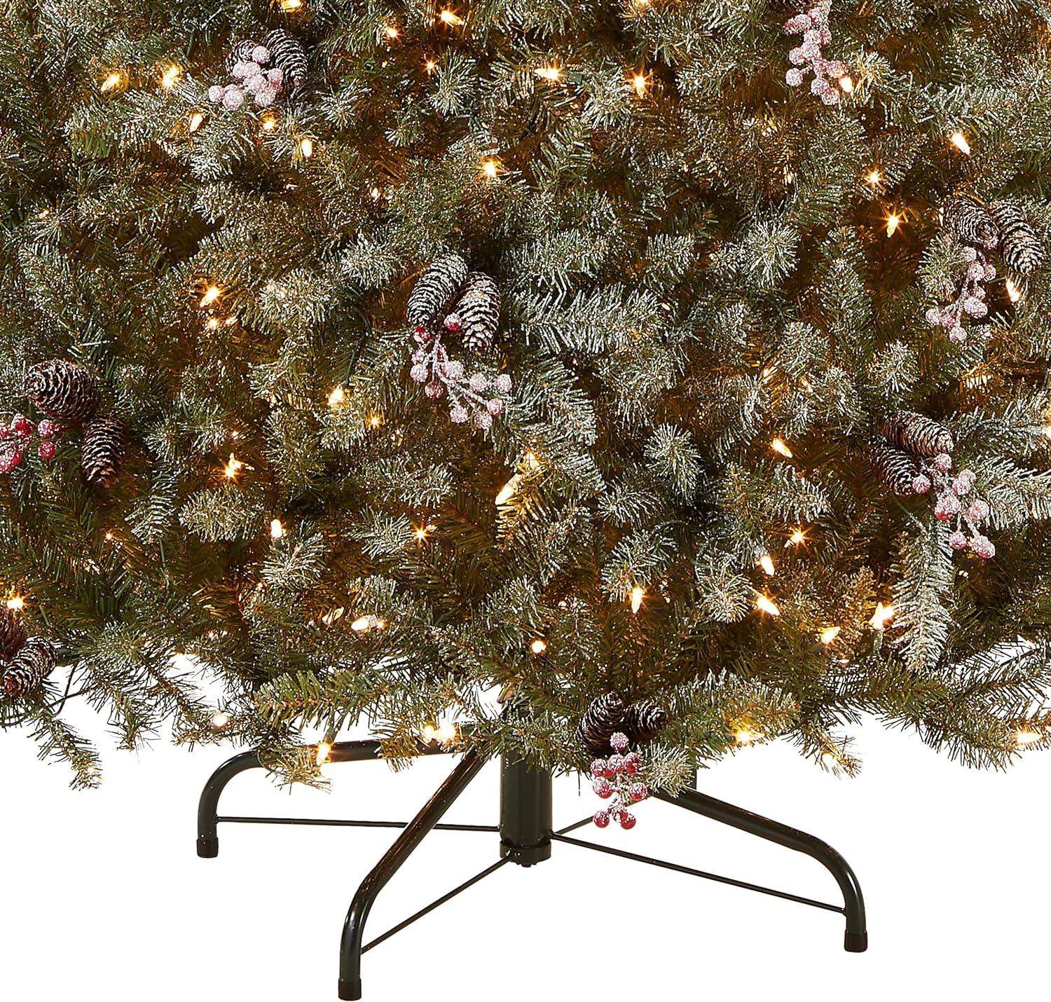 The Holiday Aisle® Dunhill Fir Tree with Clear Lights