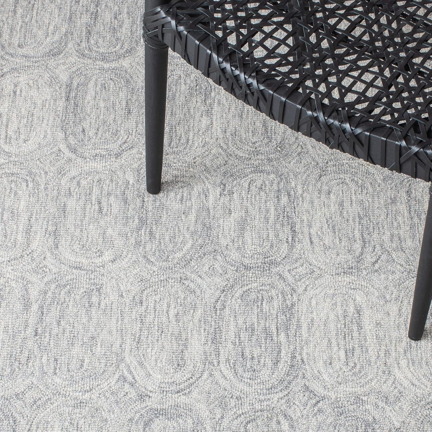 Metro MET124 Hand Tufted Indoor Runner Rug - Grey - 2'3"x9' - Safavieh