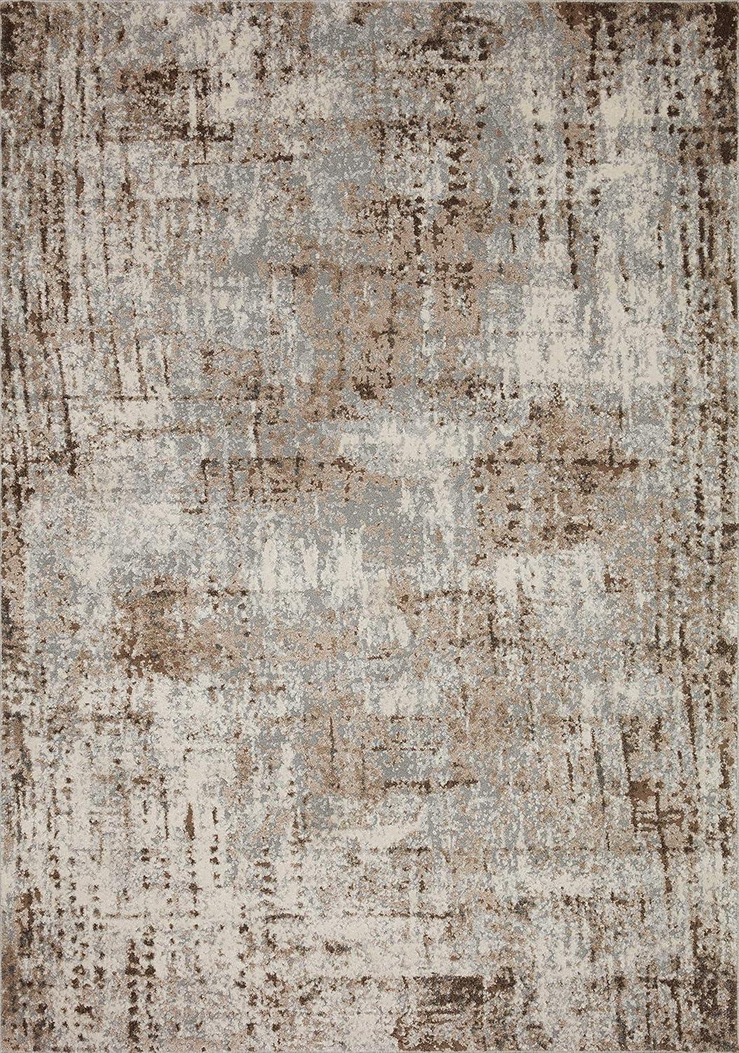 Loloi II Austen AUS-03 Abstract Natural / Mocha Area Rug 7'-10" x 10'-6"