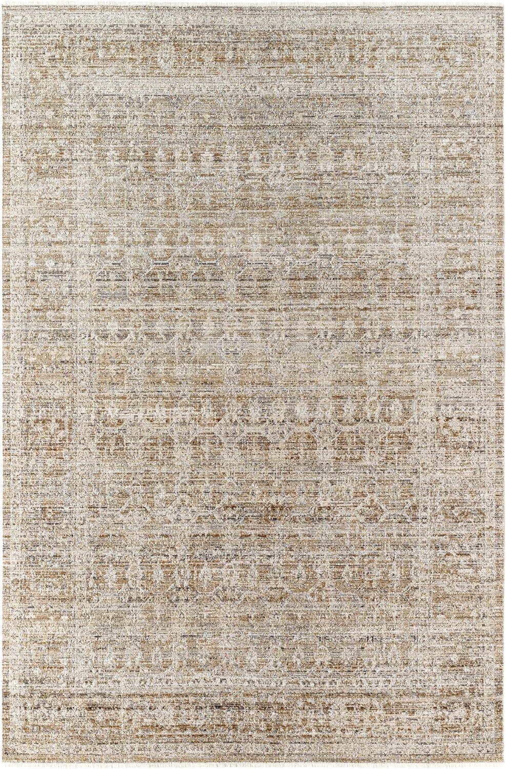 Livabliss x Becki Owens Margaret Damask Area Rug ,5'3" x 7'10", Vintage Brown