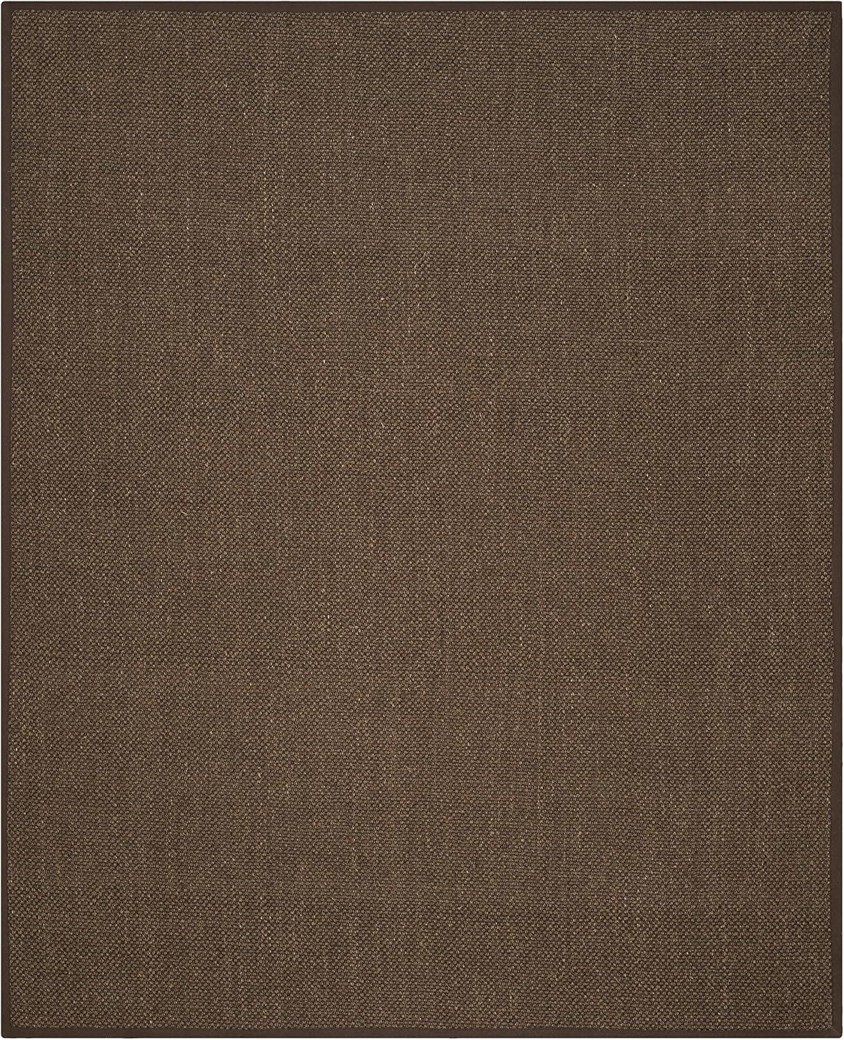 Natural Fiber NF443 Power Loomed Area Rug - Brown/Brown - 8'x10' - Safavieh.