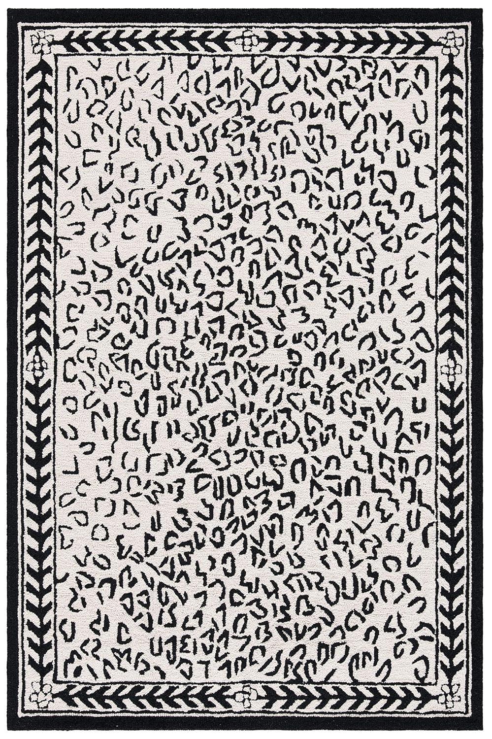 Martha Stewart Rugs Chelsea Hand Hooked Wool Animal Print Rug
