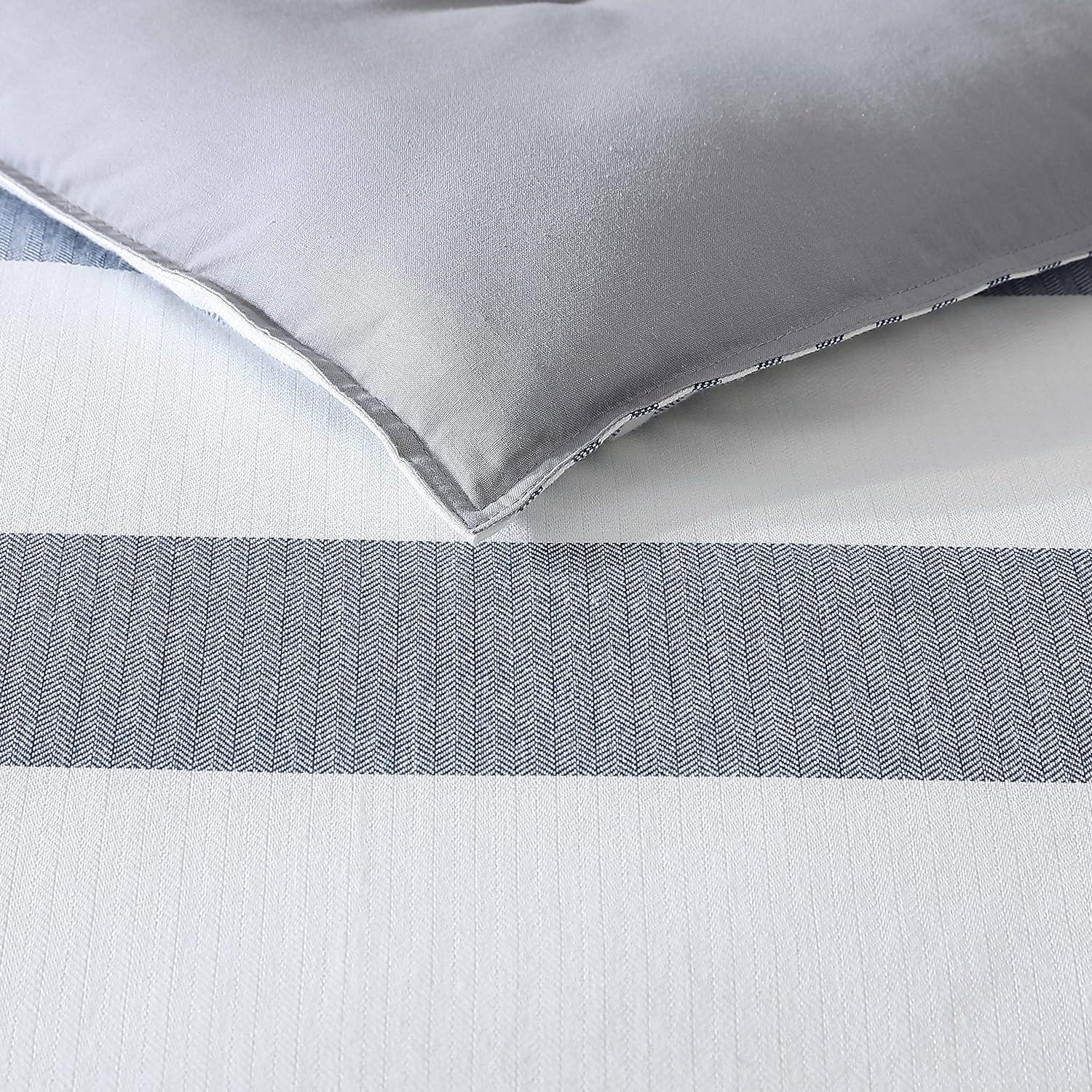 Nautica Nautica Fairwater Blue Cotton Reversible Comforter Set