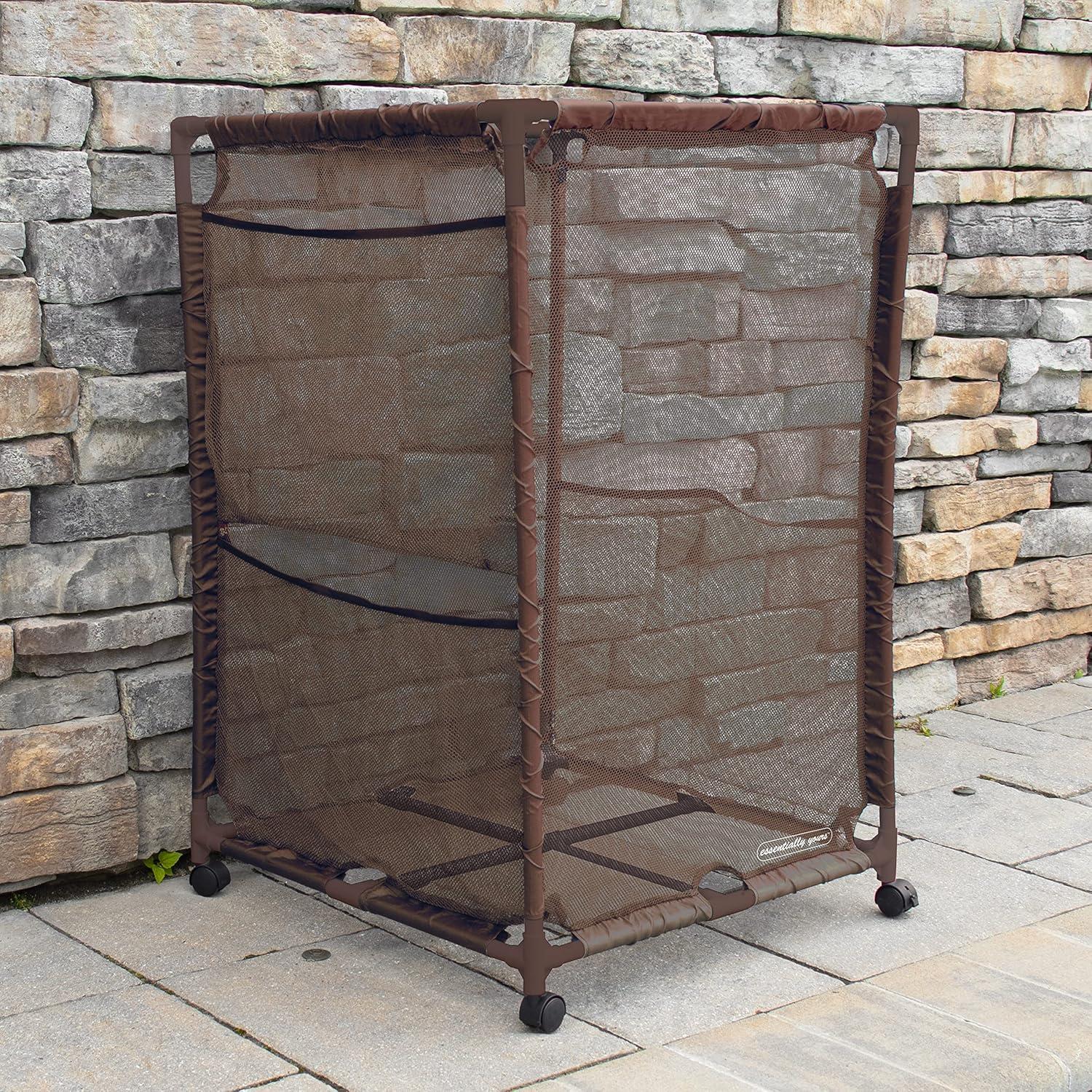 Essentially Yours Essentially Yours 24'' W 0 Gallons Water Resistant Plastic Deck Box with Wheels