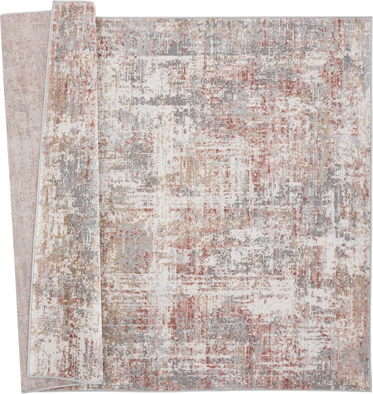 United Weavers Austin Area Rug 4540 20160 Elegance Blue Vintage Scratched 5' 3" x 7' 2" Rectangle