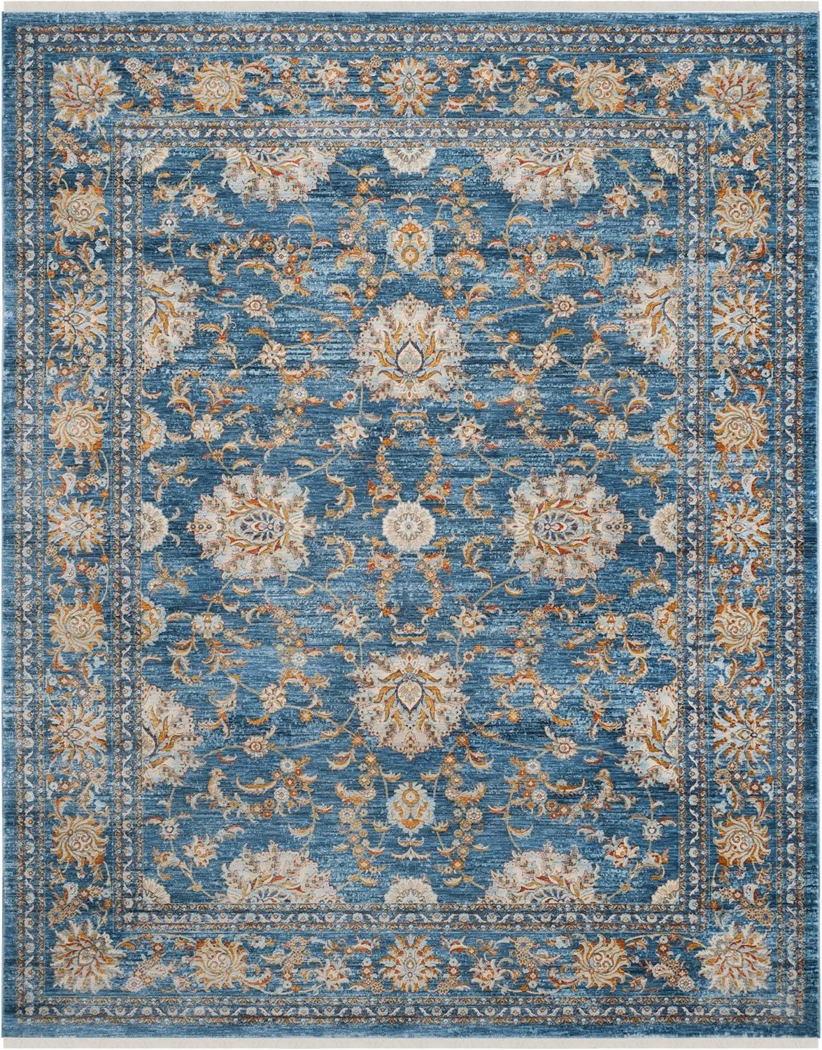 Vintage Persian VTP469 Power Loomed Indoor Area Rug - Turquoise/Multi - 8'x10' - Safavieh.