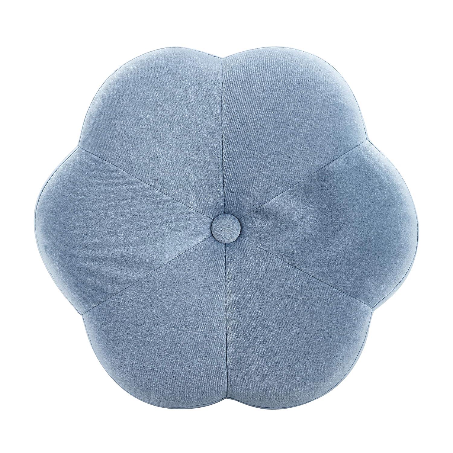 Ciara Flower Cushioned Vanity Stool