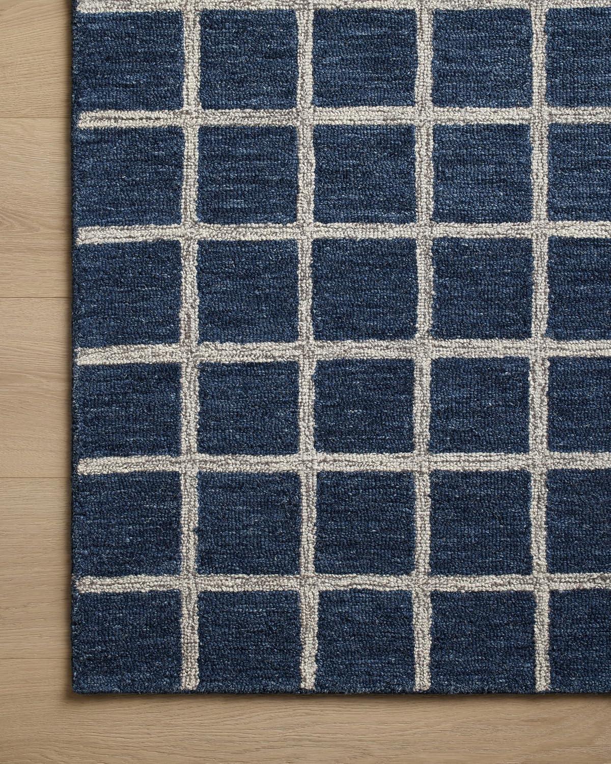 Chris Loves Julia x Loloi Polly Navy / Silver Area Rug