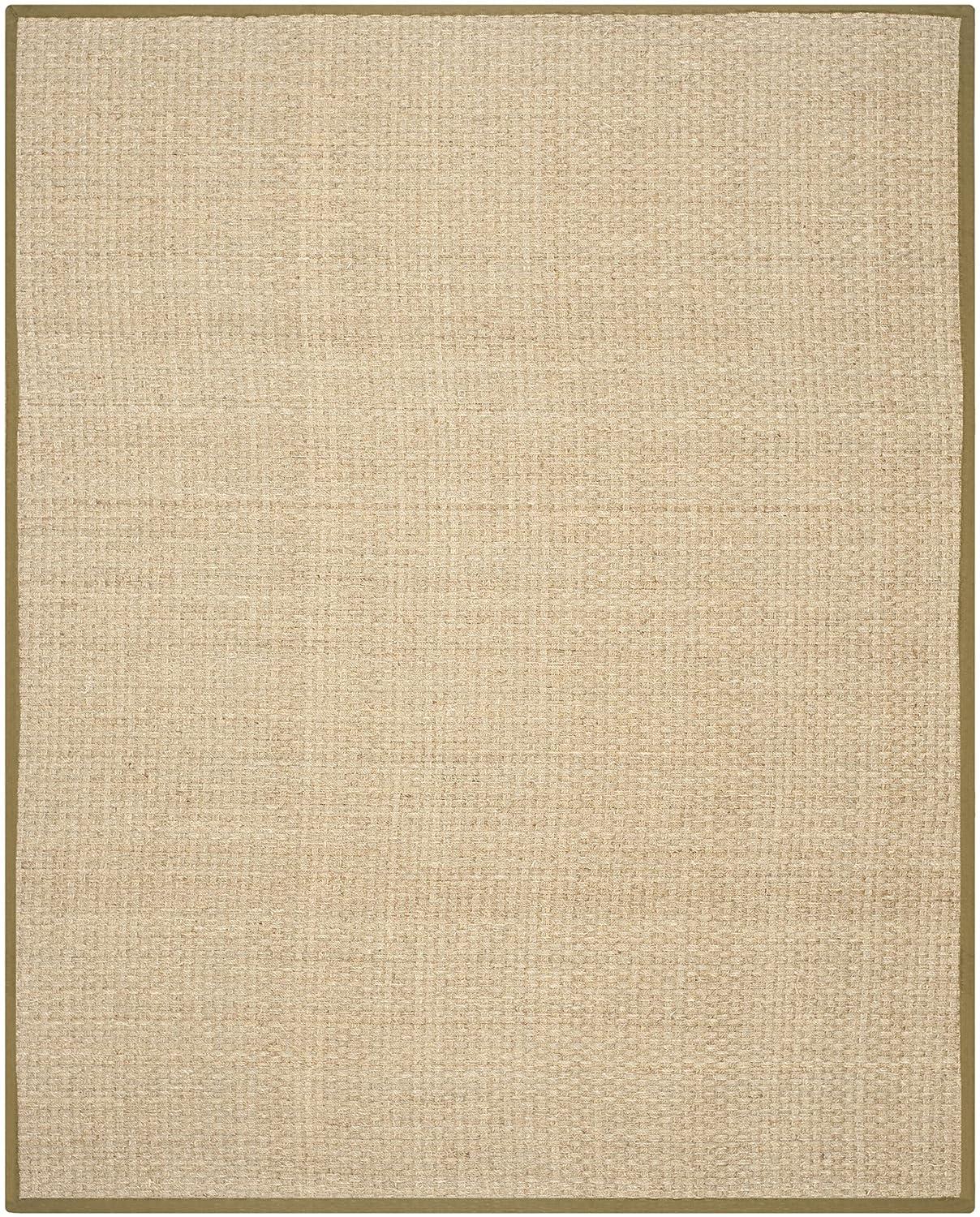 Natural Fiber NF114 Power Loomed Indoor Area Rug - Natural/Olive - 9'x12' - Safavieh