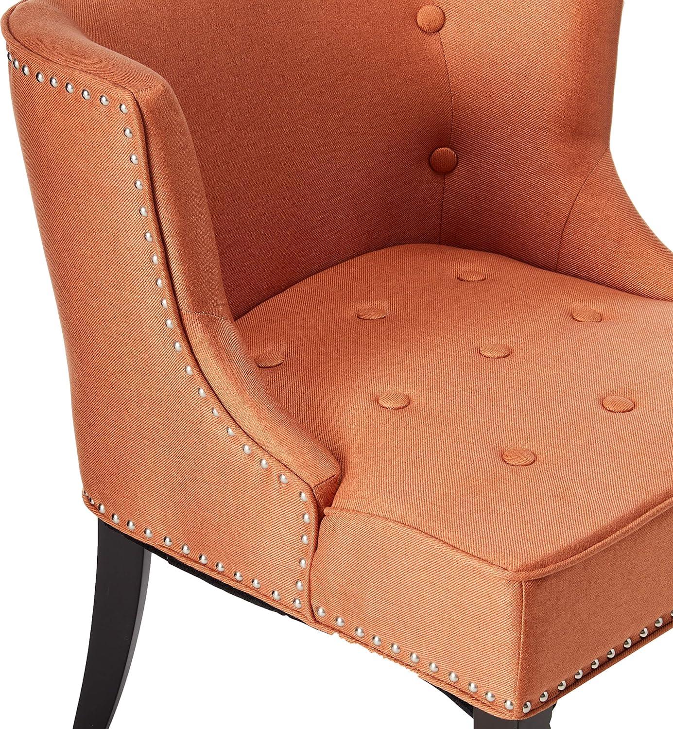 Aria ContemporaryFabric Occasional Chair, Orange