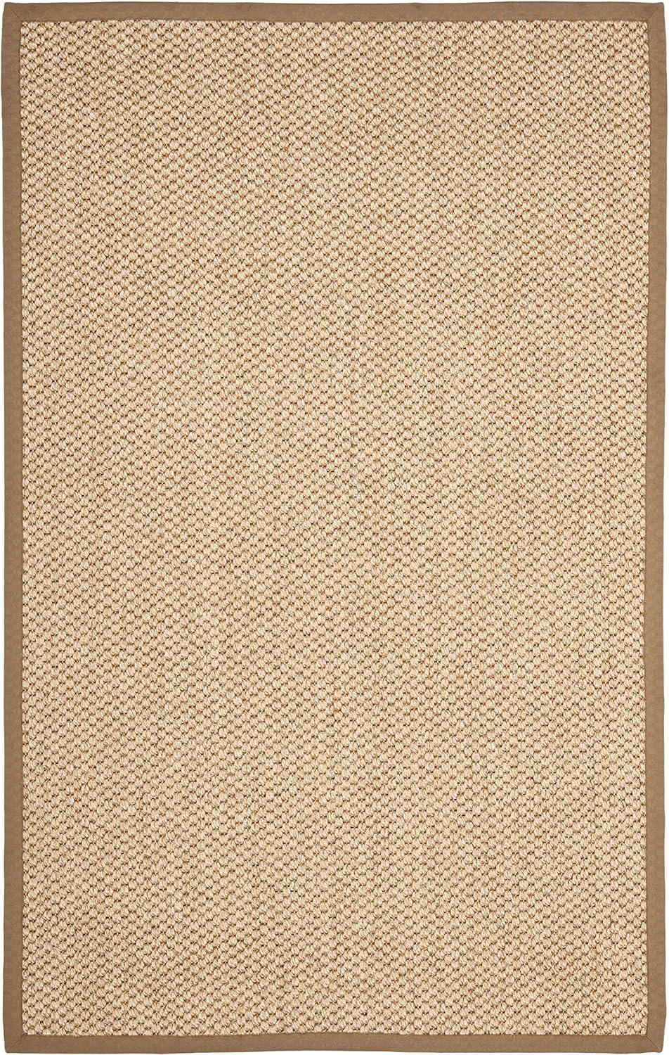 Natural Fiber 5' x 8' Sisal Area Rug with Border