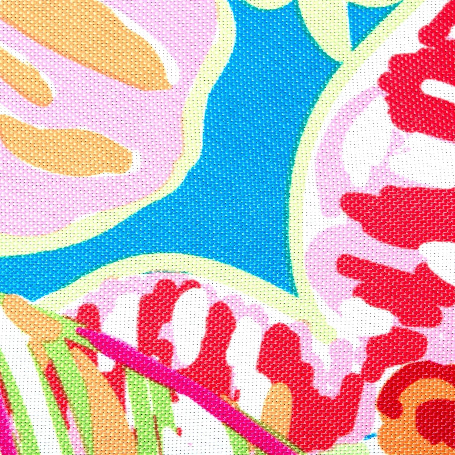 Design Imports Summer Floral Print Outdoor Napkin (Set Of 6)