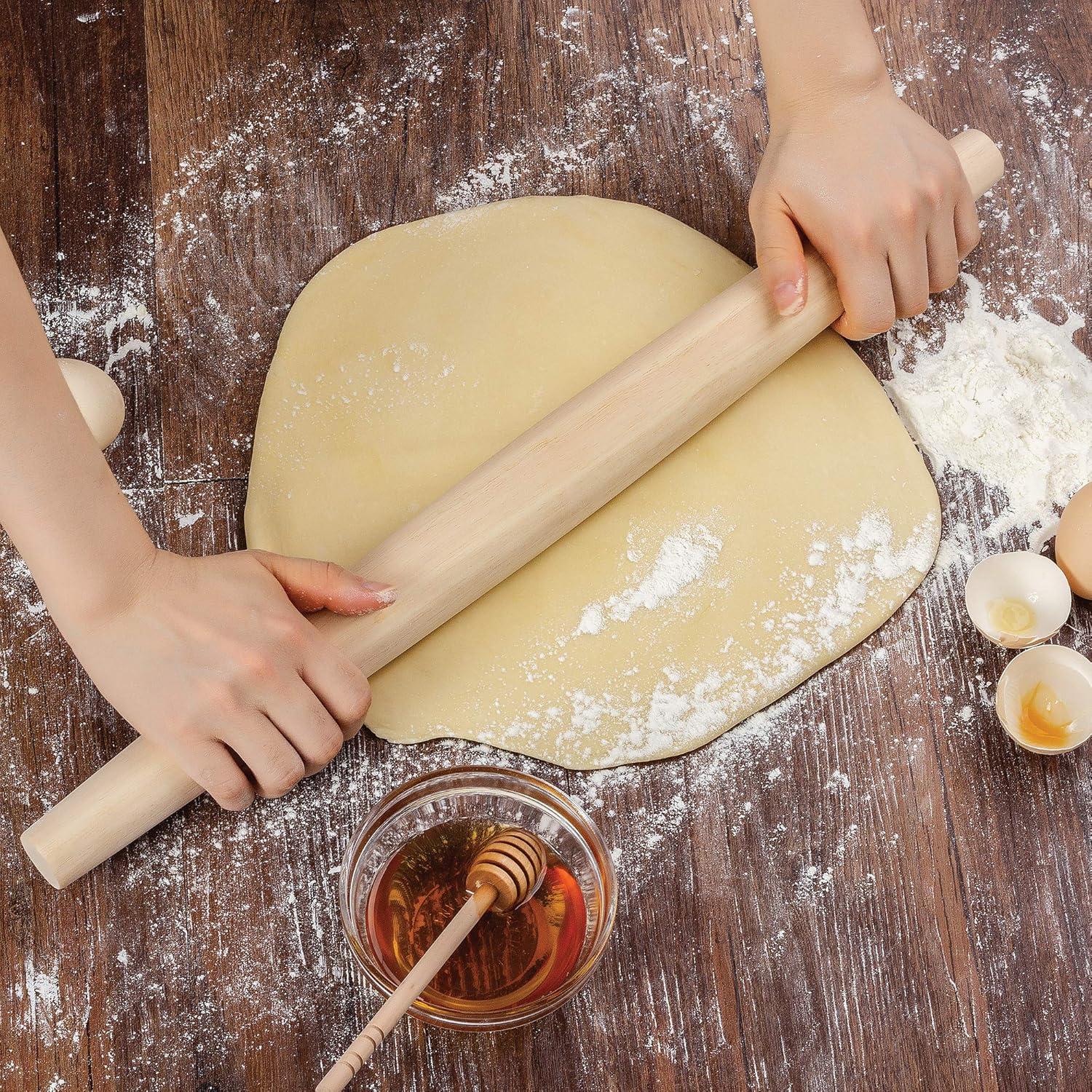 20-Inch Beechwood French Tapered Rolling Pin