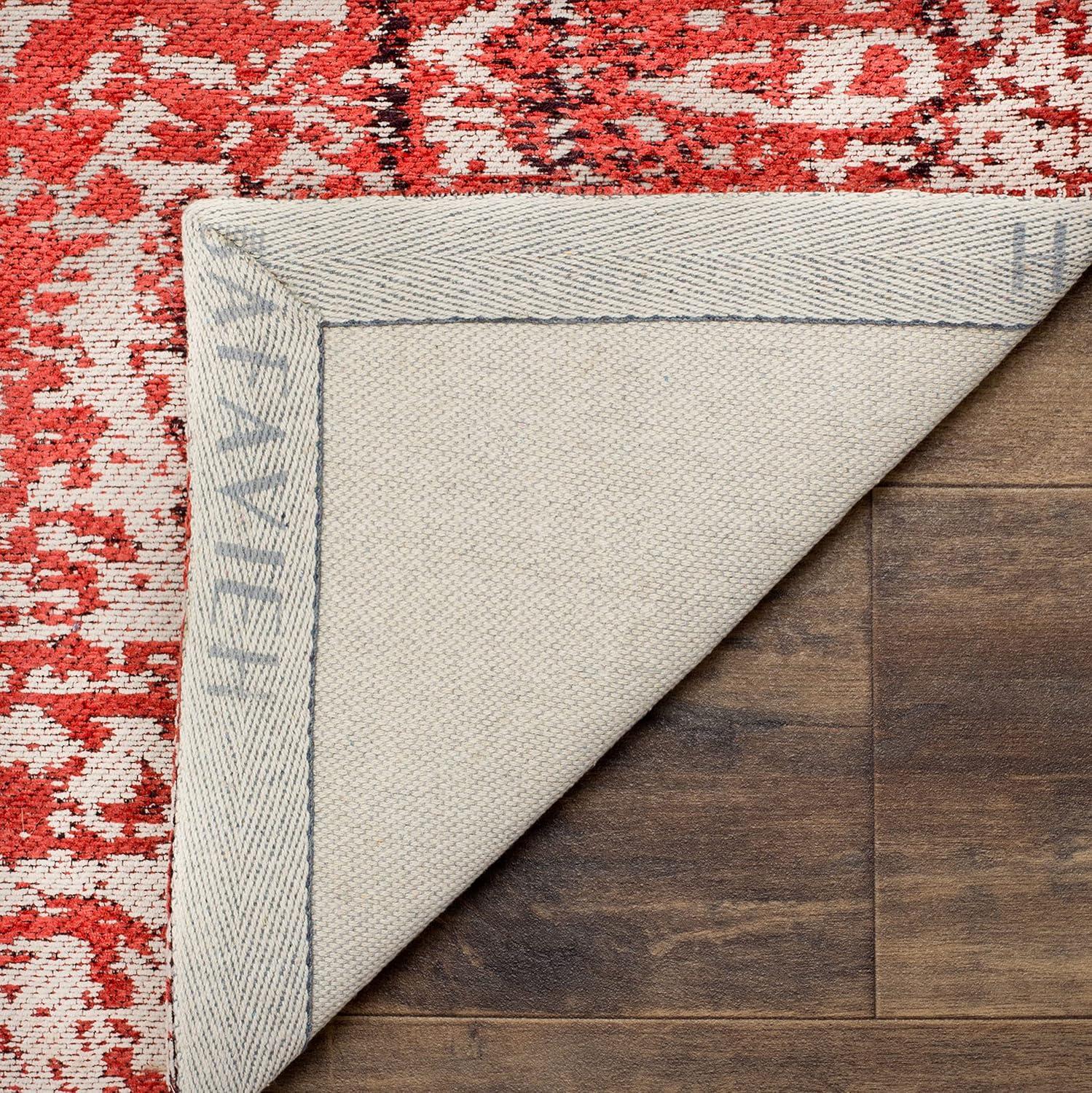 Classic Vintage CLV125 Power Loomed Area Rug - Red - 5'x8' - Safavieh.