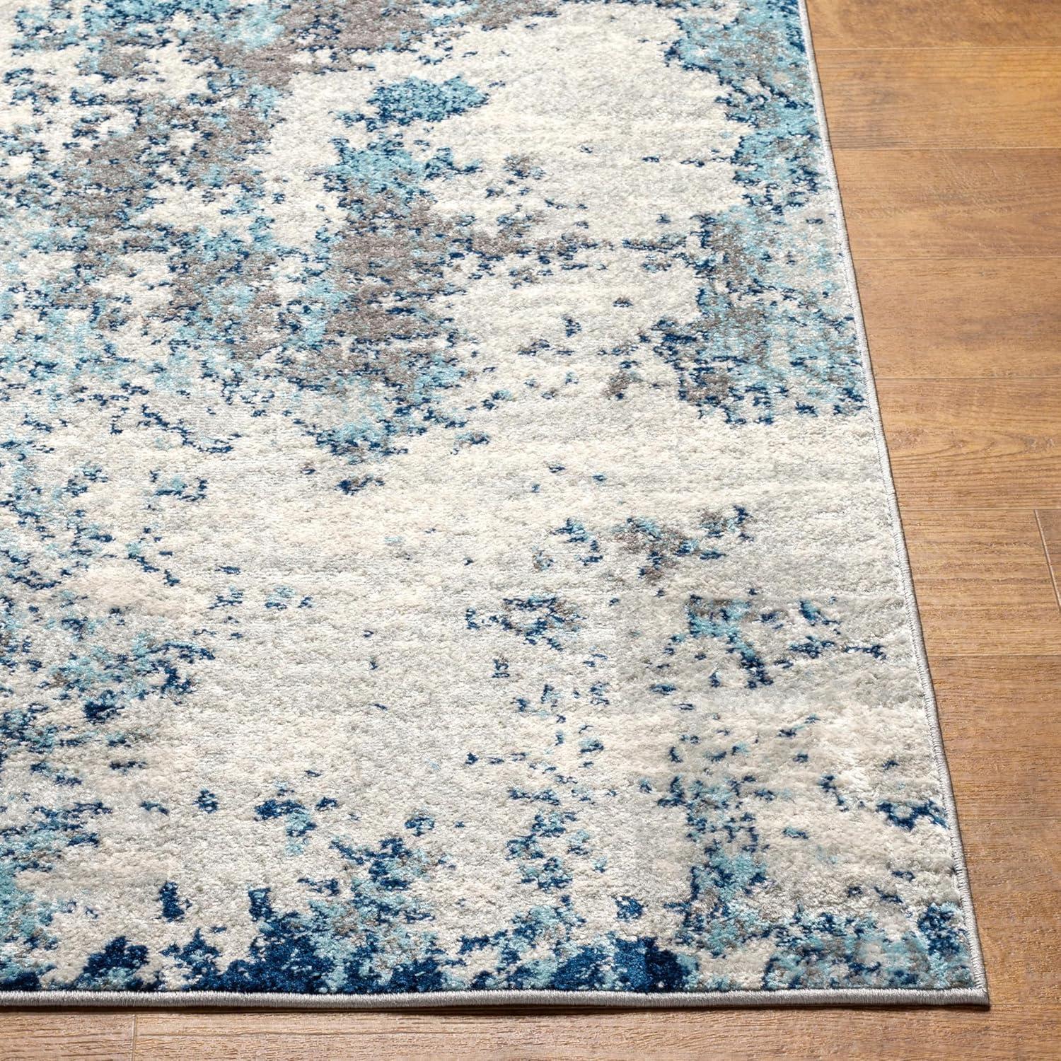 Livabliss Sunderland Abstract Indoor Area Rug, Blue ,12' x 15'