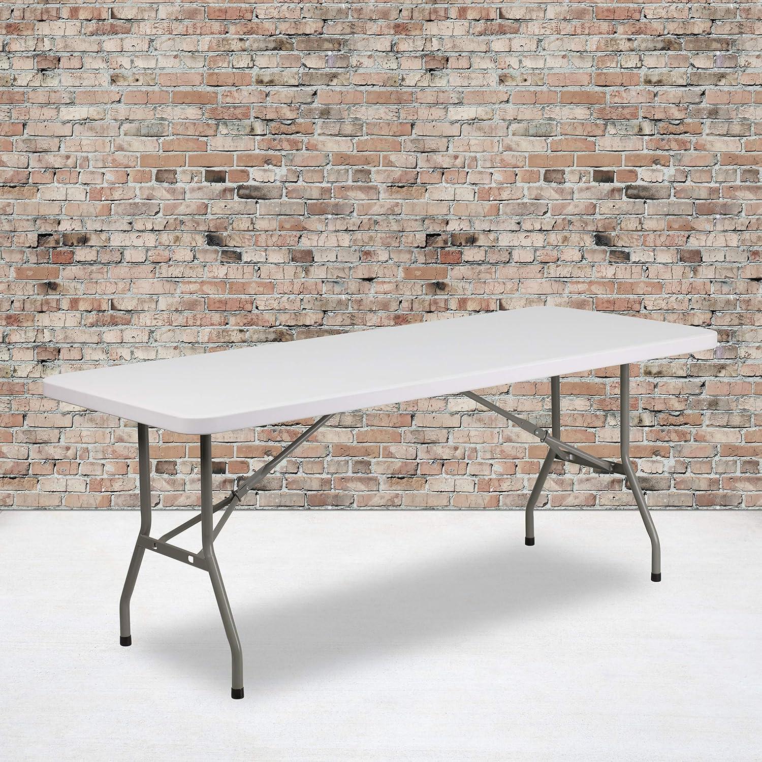 Flash Furniture Noah Rectangular Plastic Folding Training and Event Table