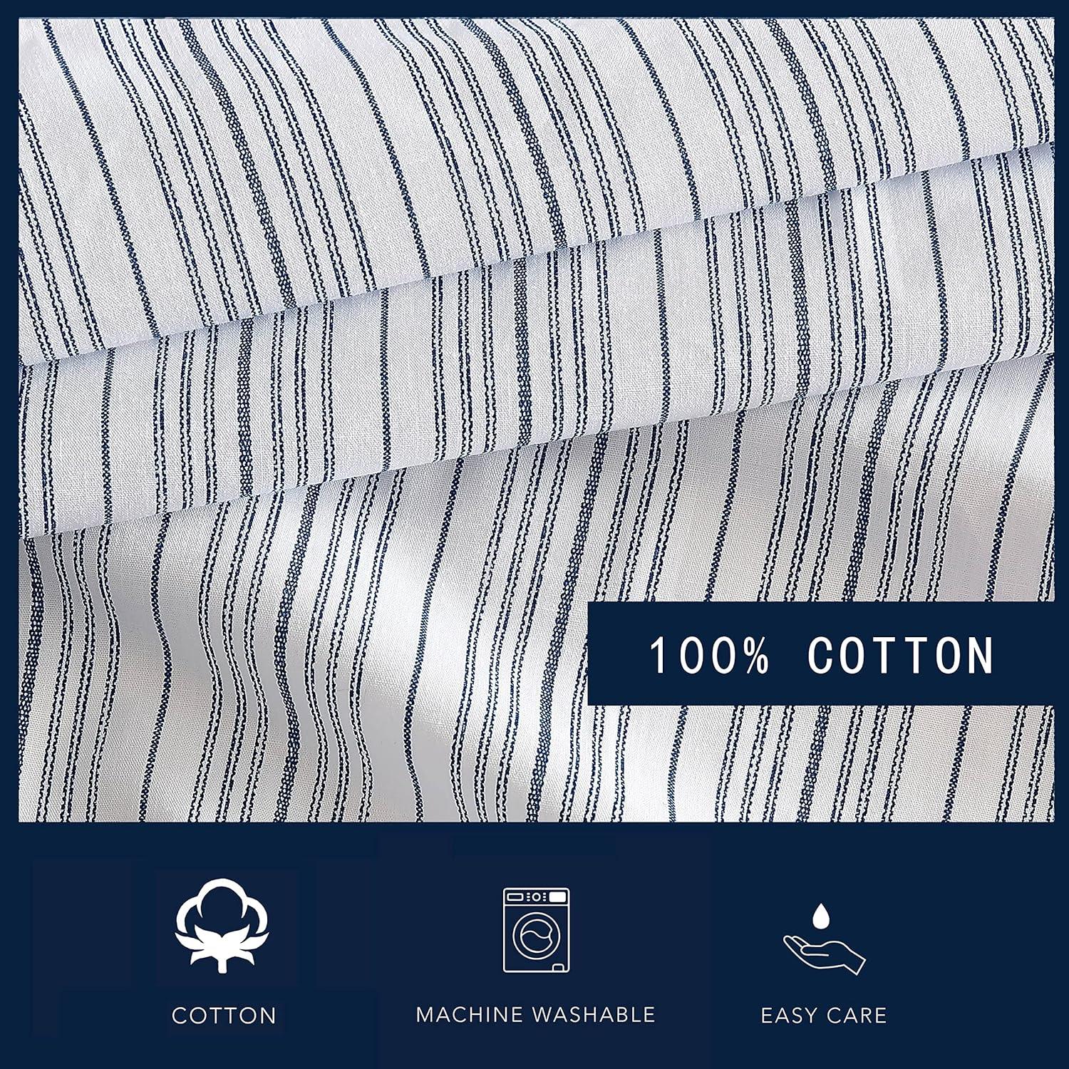Nautica Nautica Percale Cotton Fully Elastic Fitted Sheet