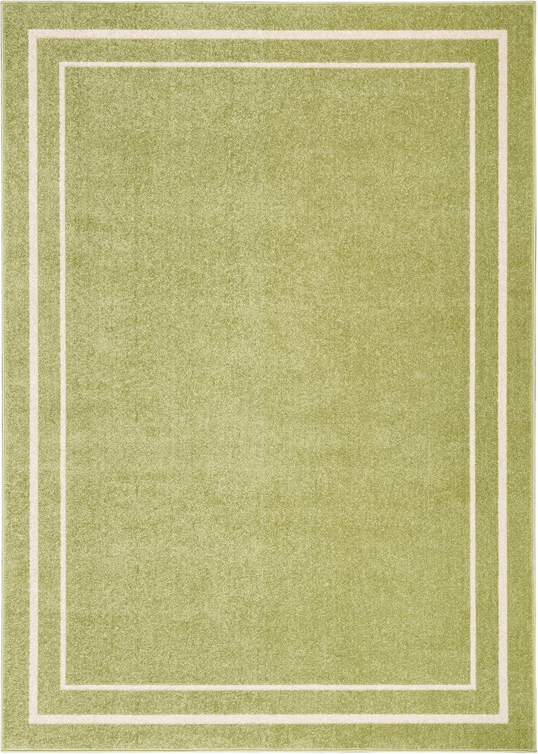 Nourison Essentials Bordered Indoor Outdoor Area Rug