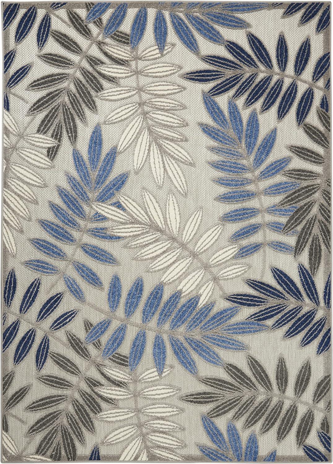 Nourison Aloha Floral Leaf Outdoor Area Rug