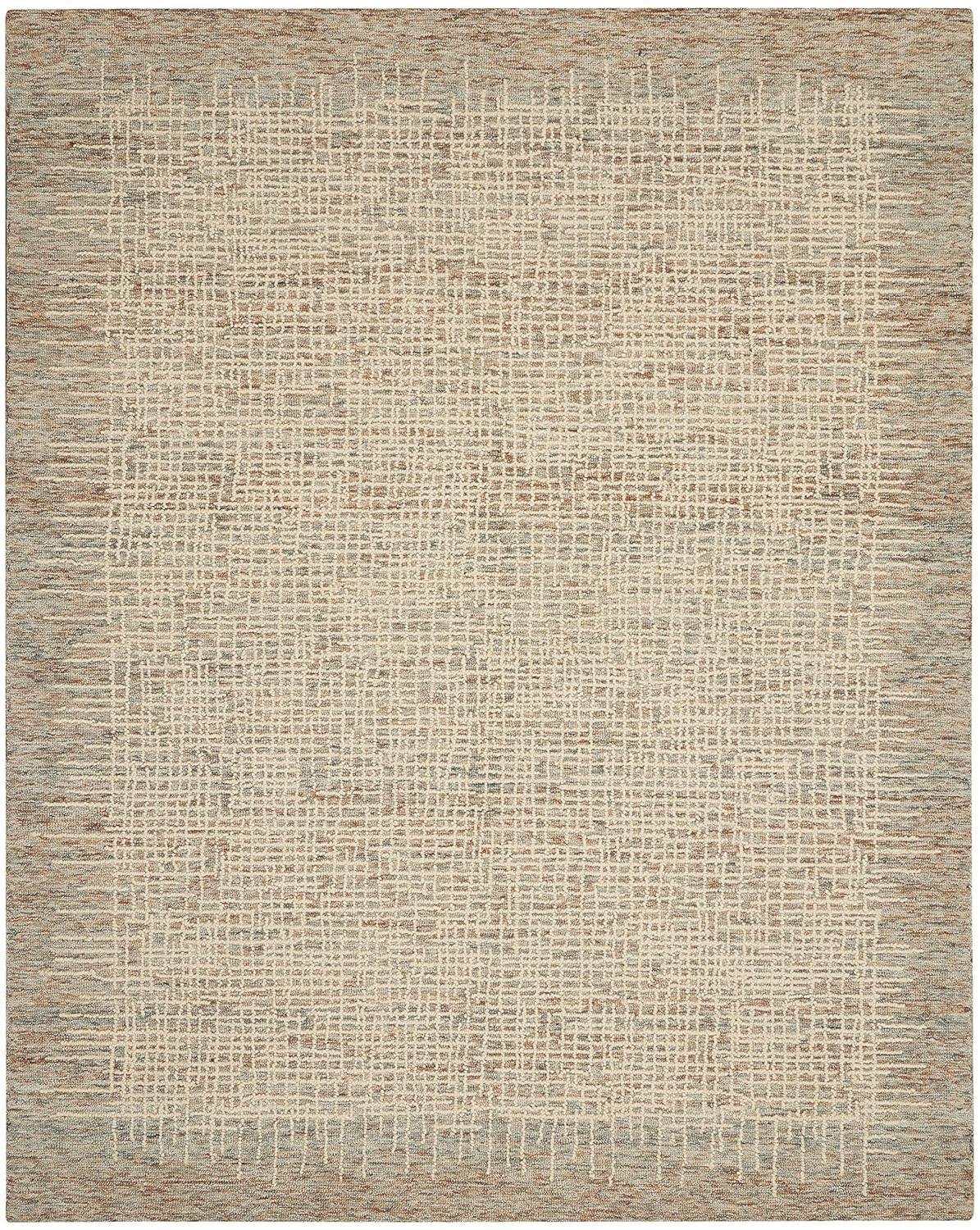Nourison Vail Rustic Texture Indoor Area Rug Beige/Multi 7'9" x 9'9"