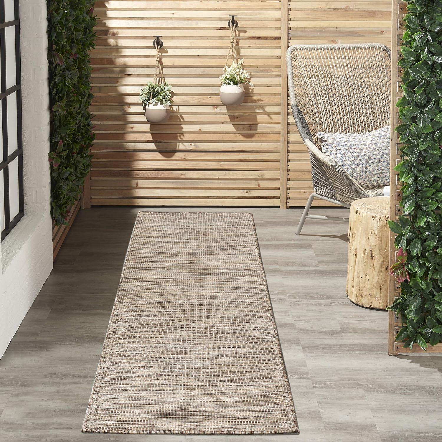 Nourison Positano POS01 Indoor/outdoor Area Rug - Beige 2'2" x 10'