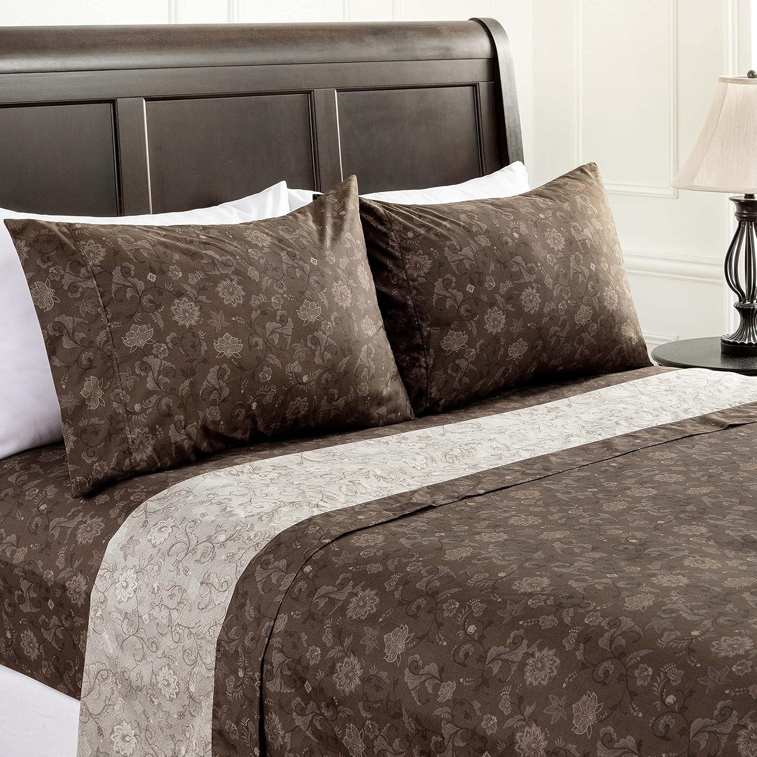 Percale Floral Sheet Set