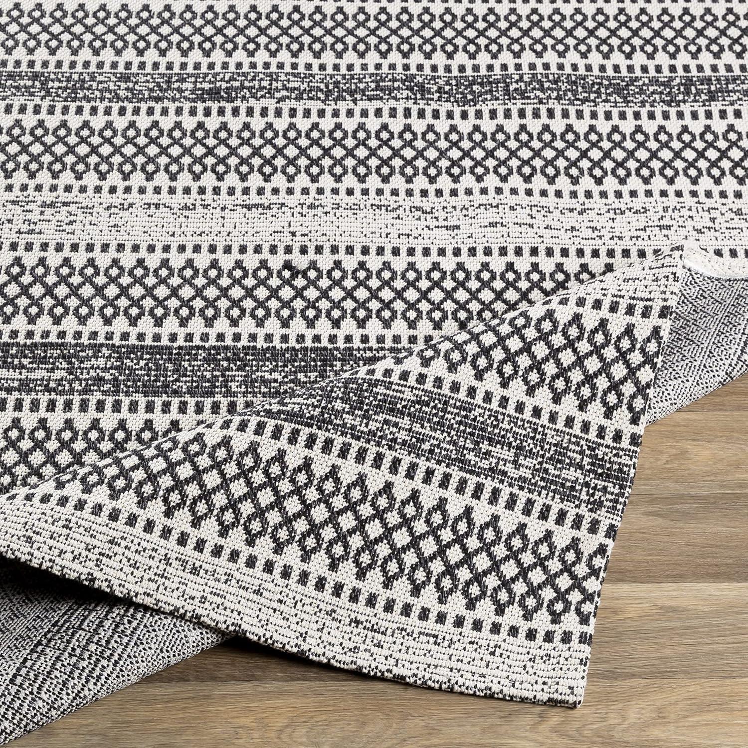 Mark & Day Stone 7'10"x10'2" Rectangle Woven Indoor Area Rugs Black