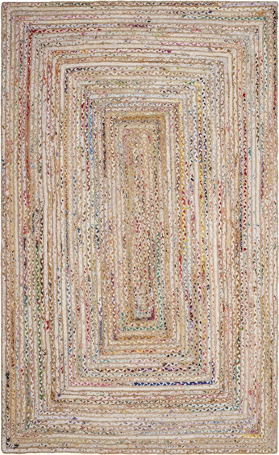 Cape Cod CAP202 Woven Indoor Area Rug - Beige/Multi - 6'x9' - Safavieh