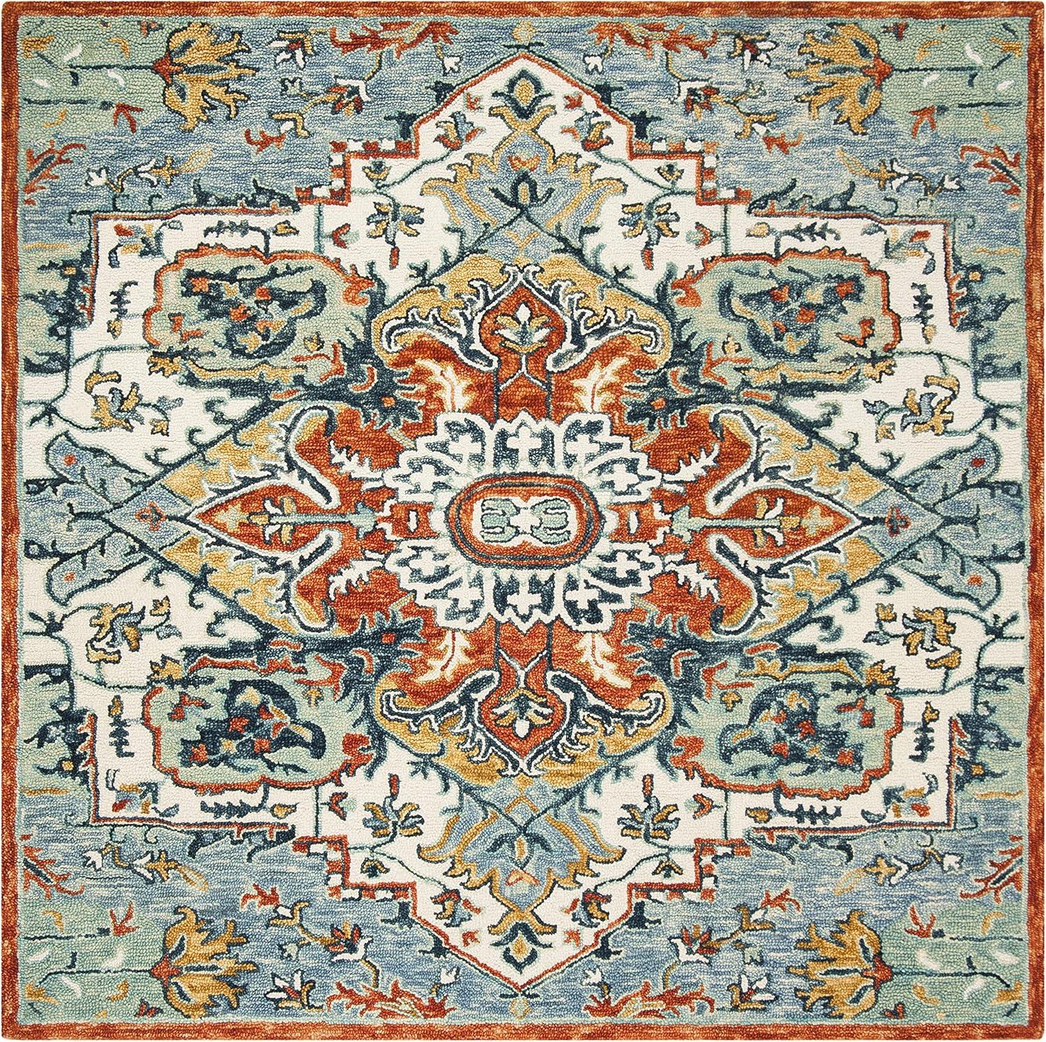 Bungalow Rose Vahakn Hand Tufted 80% Wool, 20% Cotton Southwestern Rug