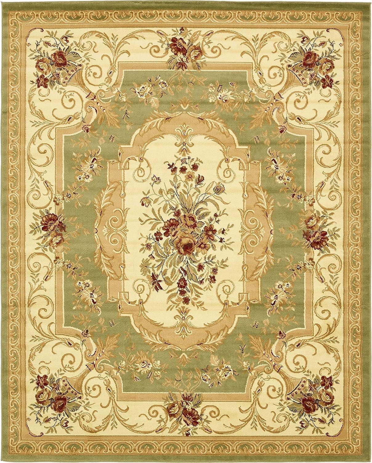 Unique Loom Versailles Collection Area Rug - Henry (4' 1" x 6' 1" Rectangle Red/Brown)