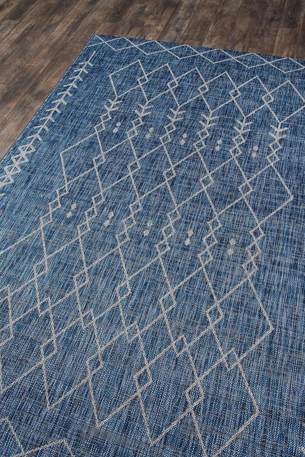 Momeni Villa Monaco Blue/Gray Indoor/Outdoor Rug