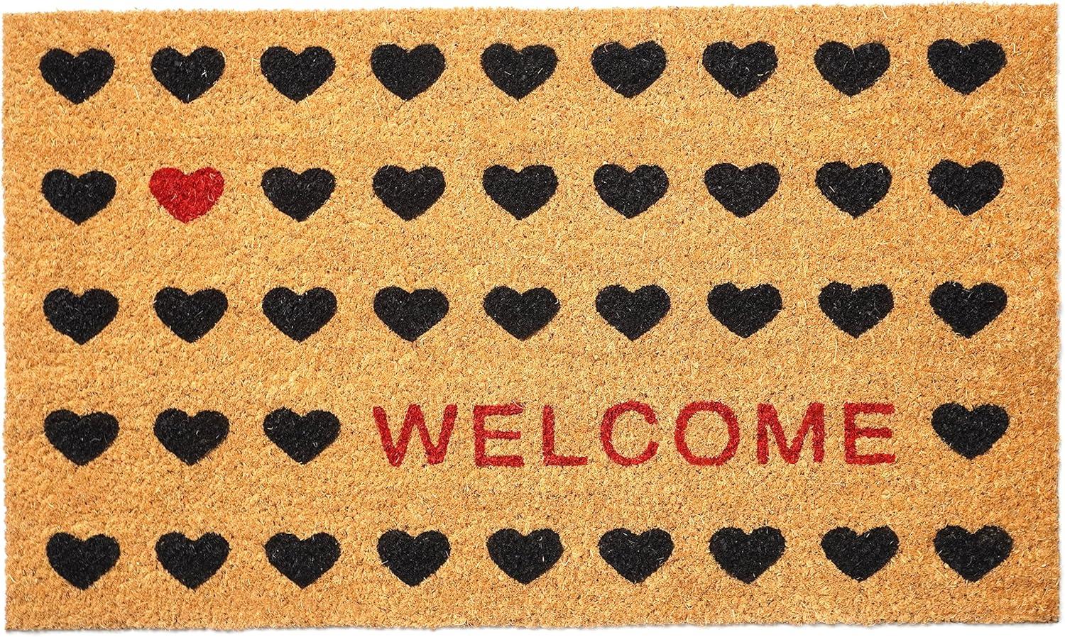 Eco-Friendly Coir Rectangular Welcome Outdoor Doormat