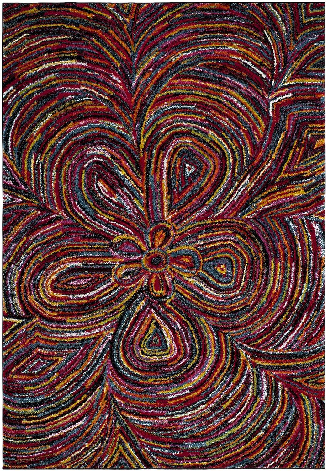 Aruba ARB503 Power Loomed Indoor Area Rug - Multi - 4'x6' - Safavieh