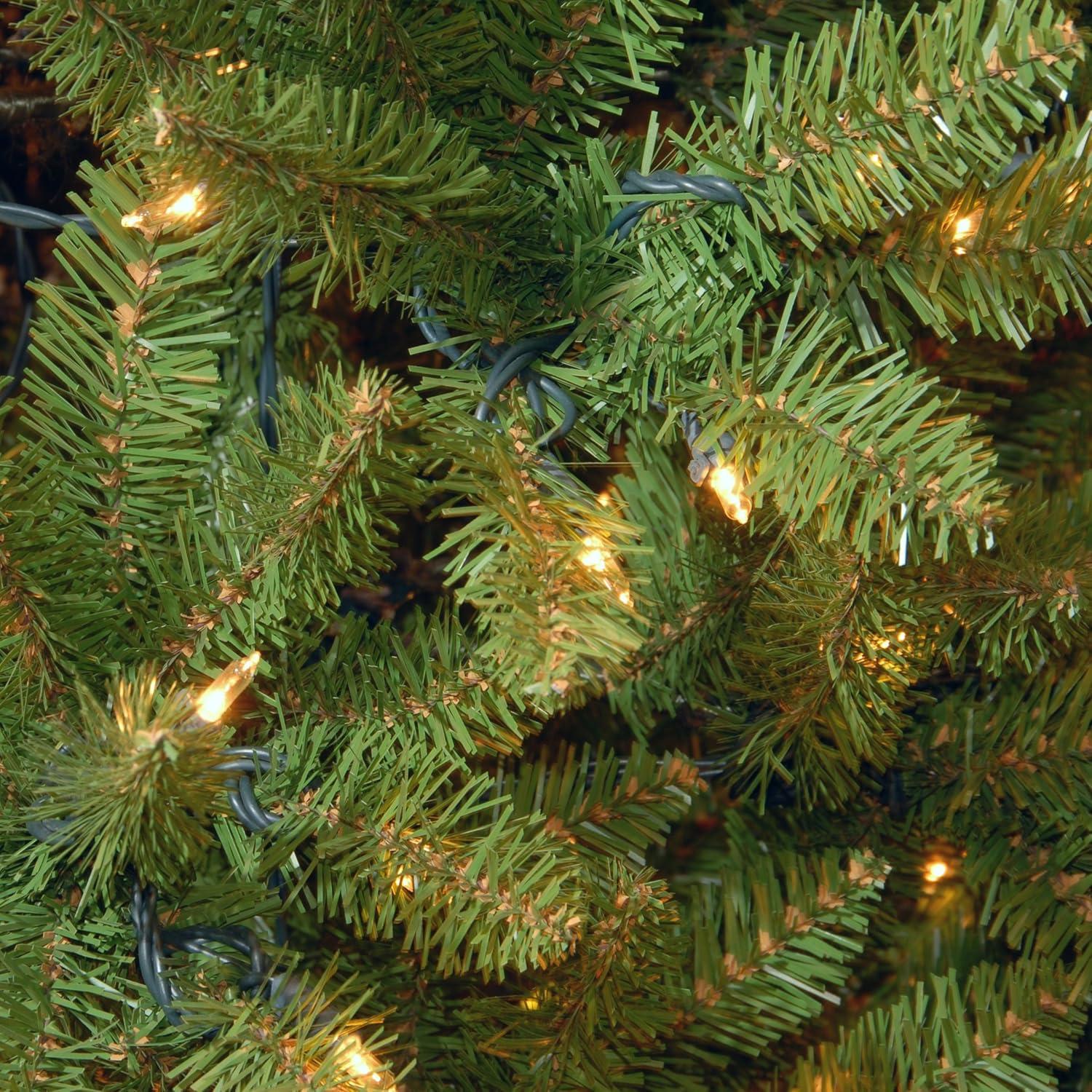 Pencil Slim Kingswood Fir Artificial Christmas Tree Clear Lights - National Tree Company