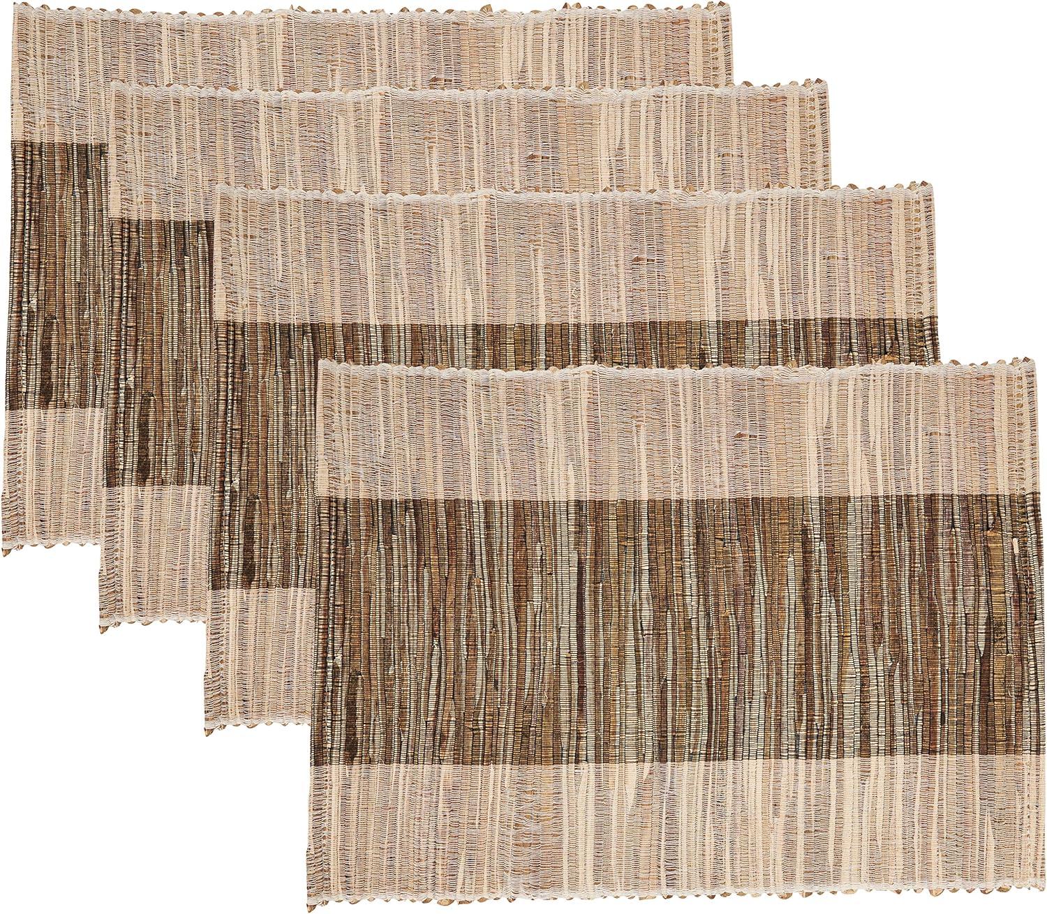 Shimmering Design 4 Piece Placemat Set (Set of 4)