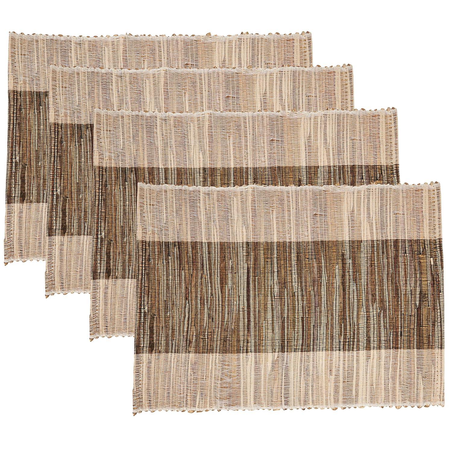 Shimmering Design 4 Piece Placemat Set (Set of 4)