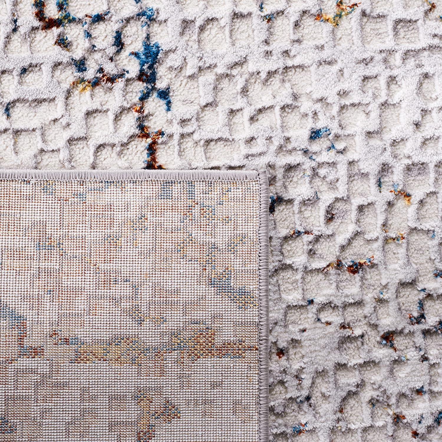 Amelia ALA254 Power Loomed Area Rug - Gray/Light Gray - 8'9"x11'9" - Safavieh.