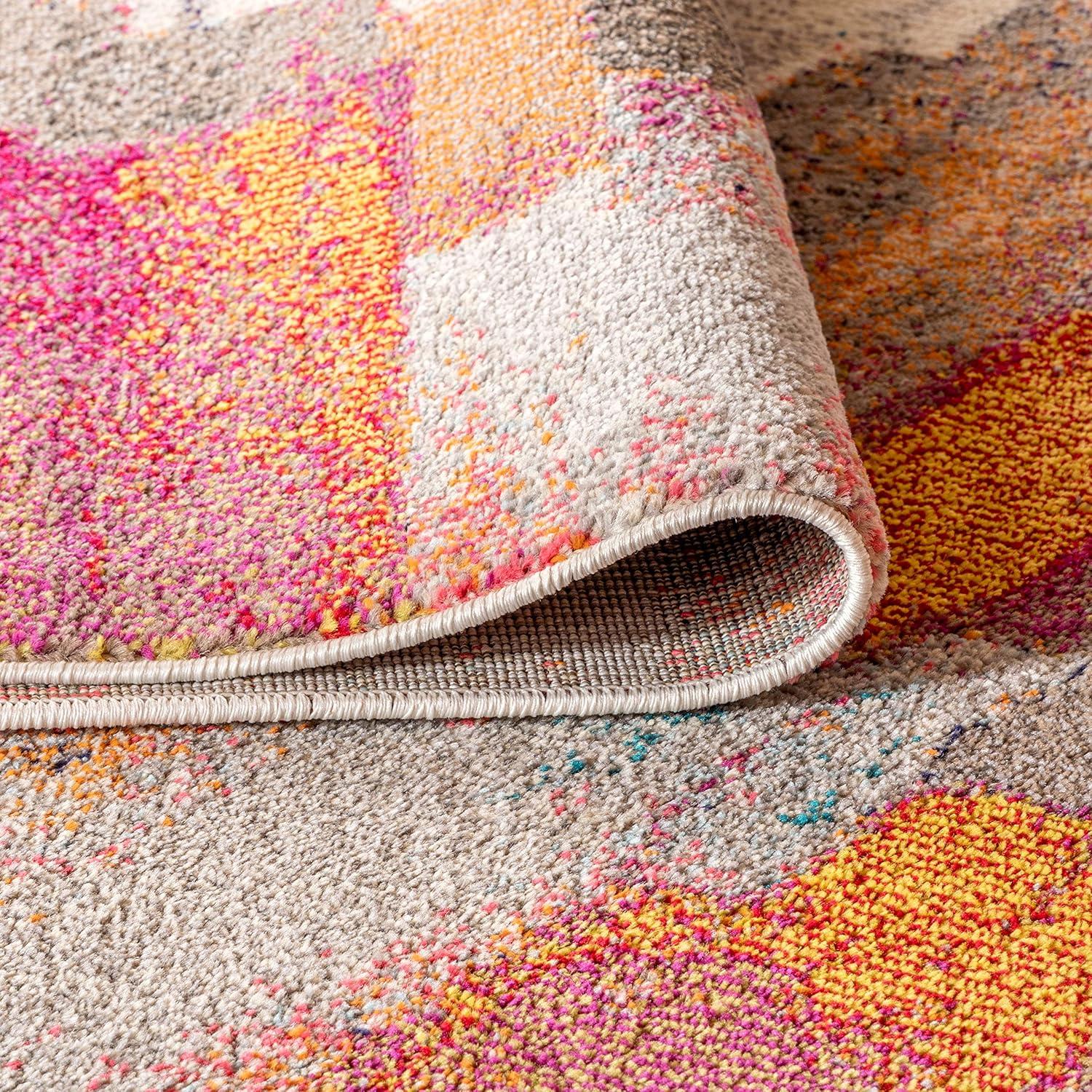 Groovy Solid Shag Area Rug - JONATHAN Y