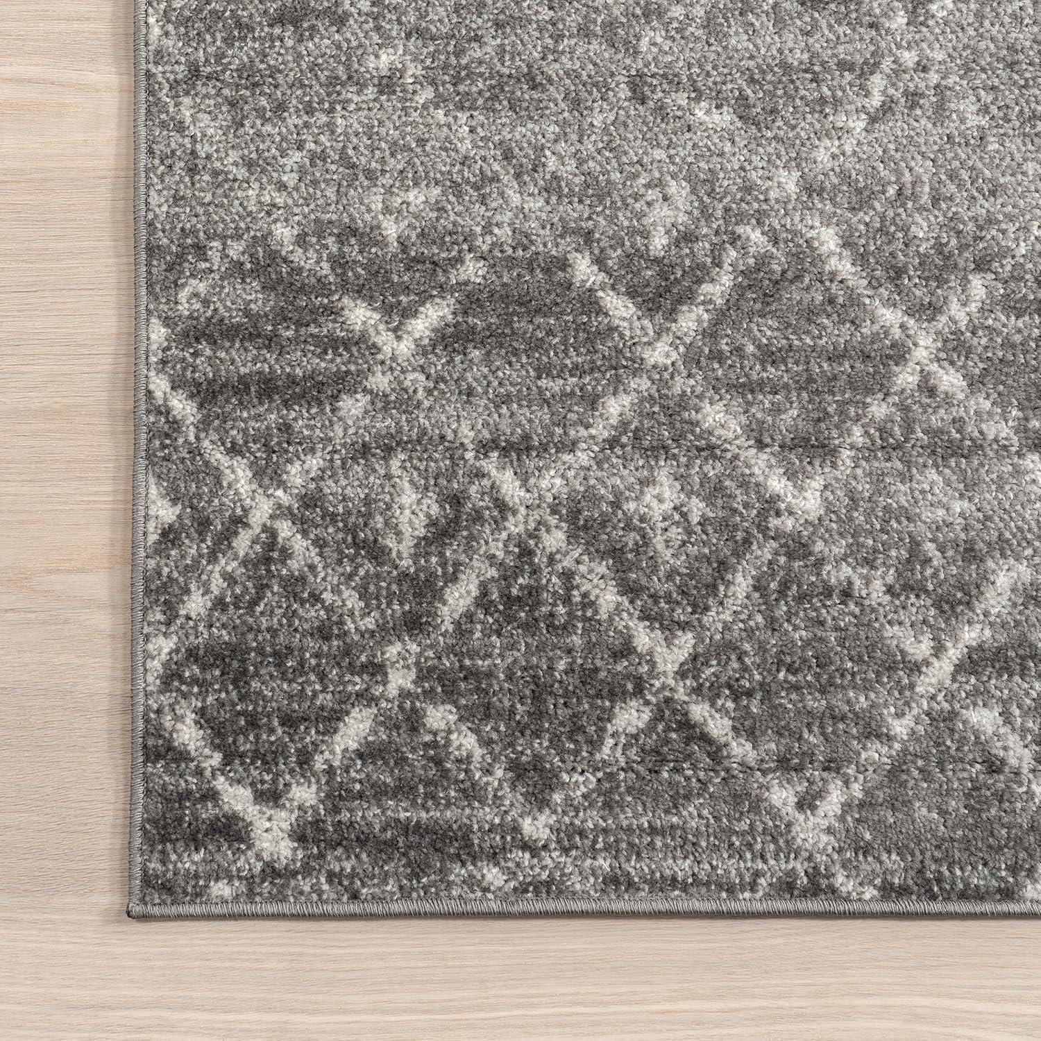 nuLOOM Moroccan Blythe Dark Grey 3' x 5' Transitional Area Rug