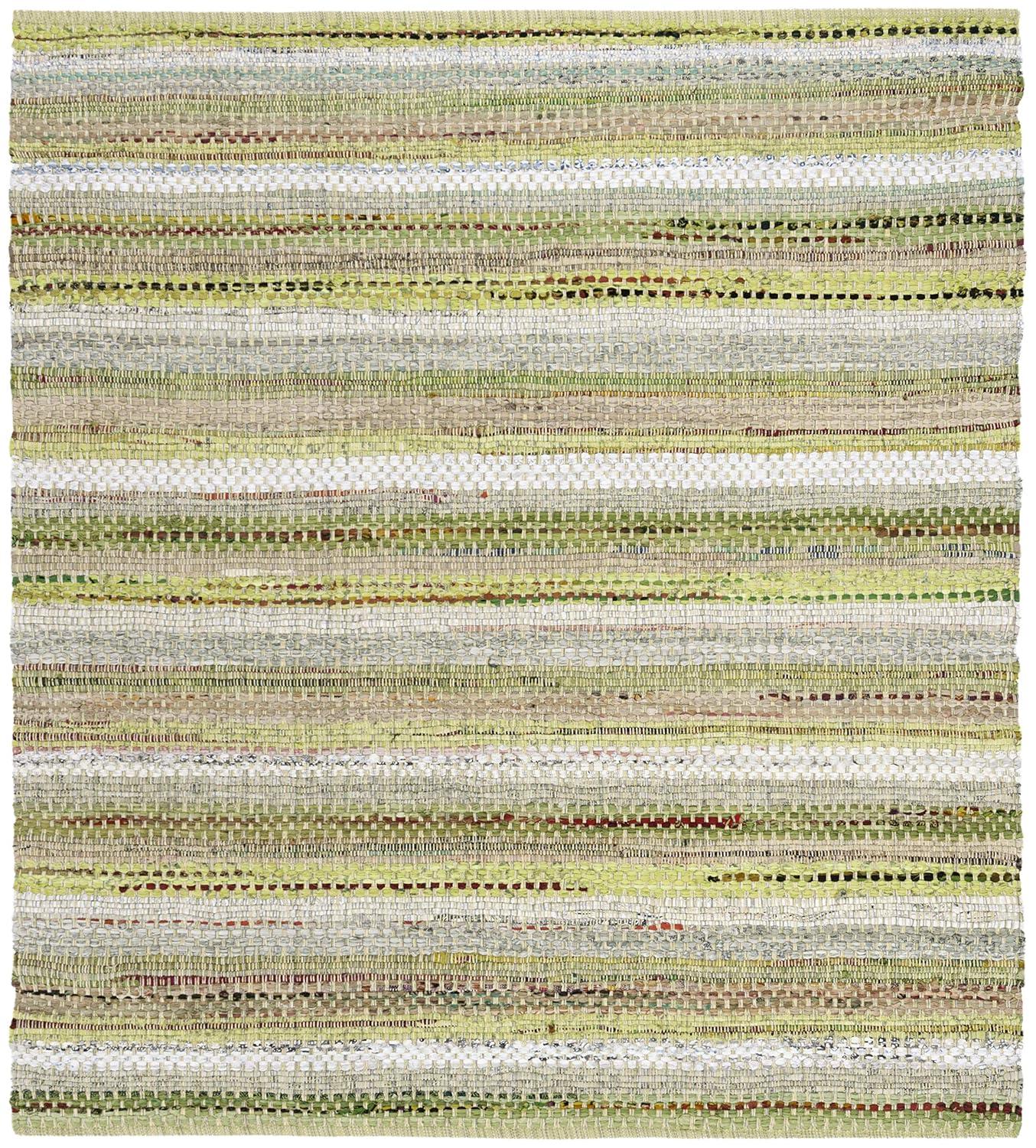 Montauk MTK975 Hand Woven Indoor Area Rug - Green/Multi - 6'x6' - Safavieh.
