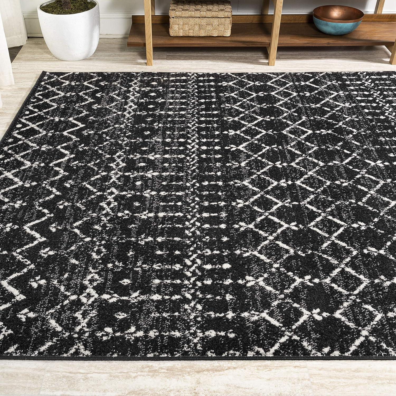 Moroccan Hype Boho Vintage Diamond Area Rug - JONATHAN Y