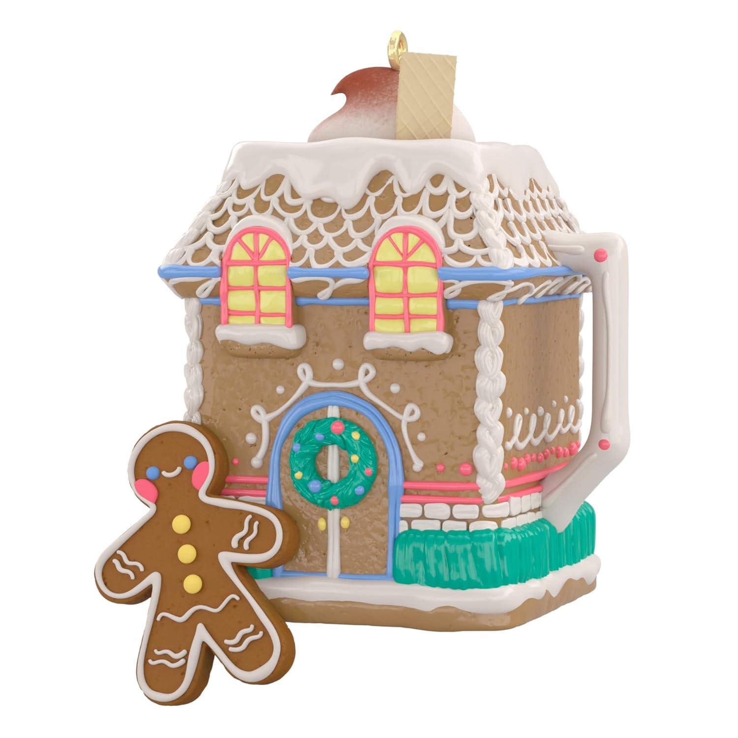 Hallmark Keepsake Christmas Ornament 2024, Cup of Cozy, Porcelain, Gifts for Christmas Lovers