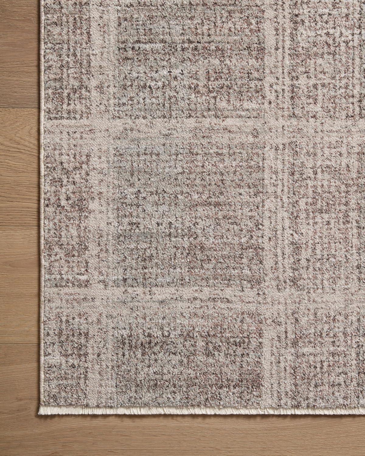 Fog and Dove Geometric Flat Woven Runner Rug 2'-7" x 10'-0"