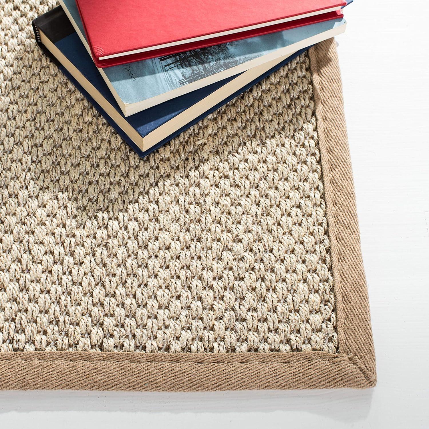 Natural Fiber NF143 Power Loomed Accent Rug - Marble/Linen - 2'x3' - Safavieh.
