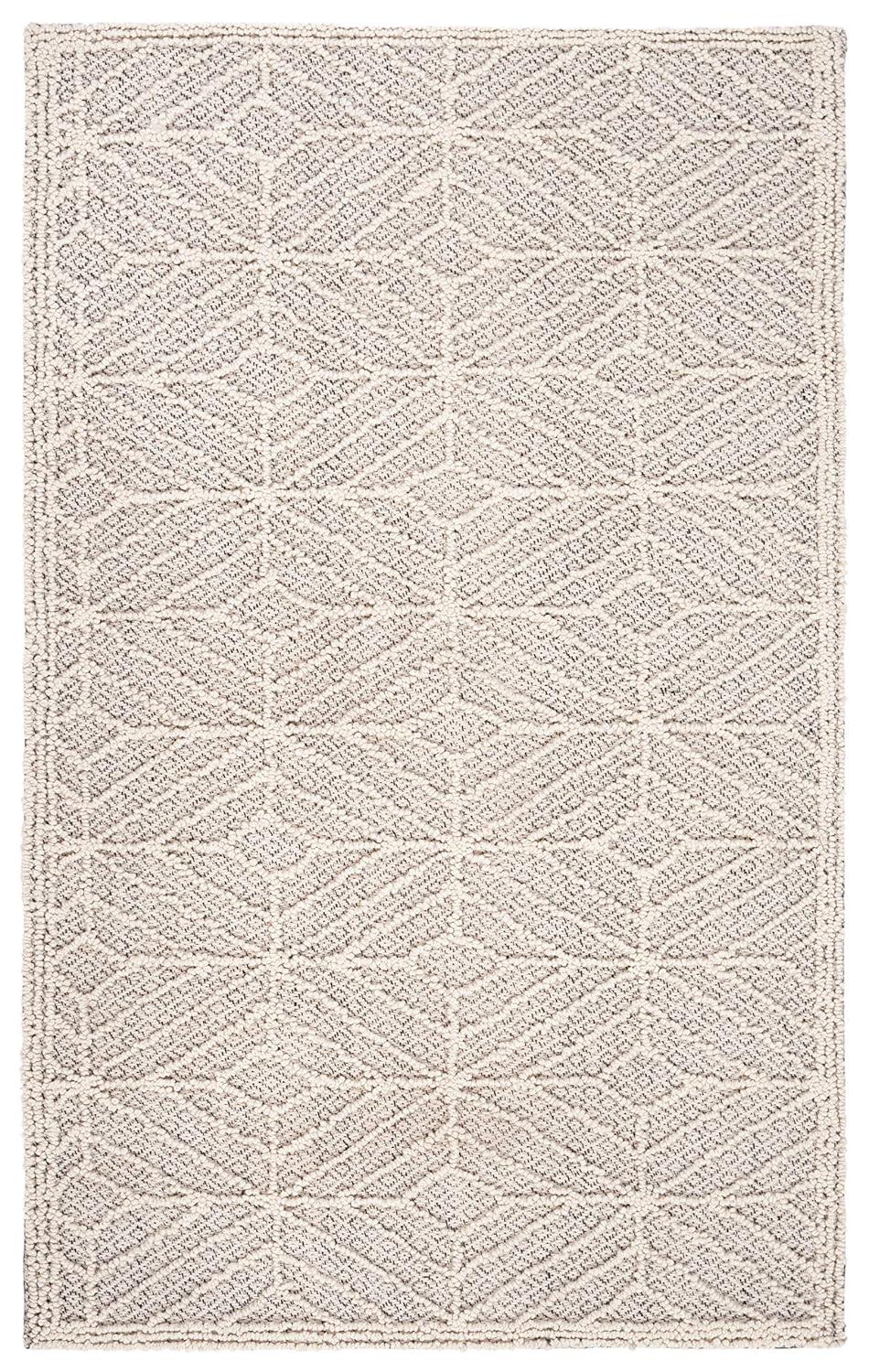 Trace TRC212 Hand Tufted Area Rug - Ivory/Black - 3'x5' - Safavieh.