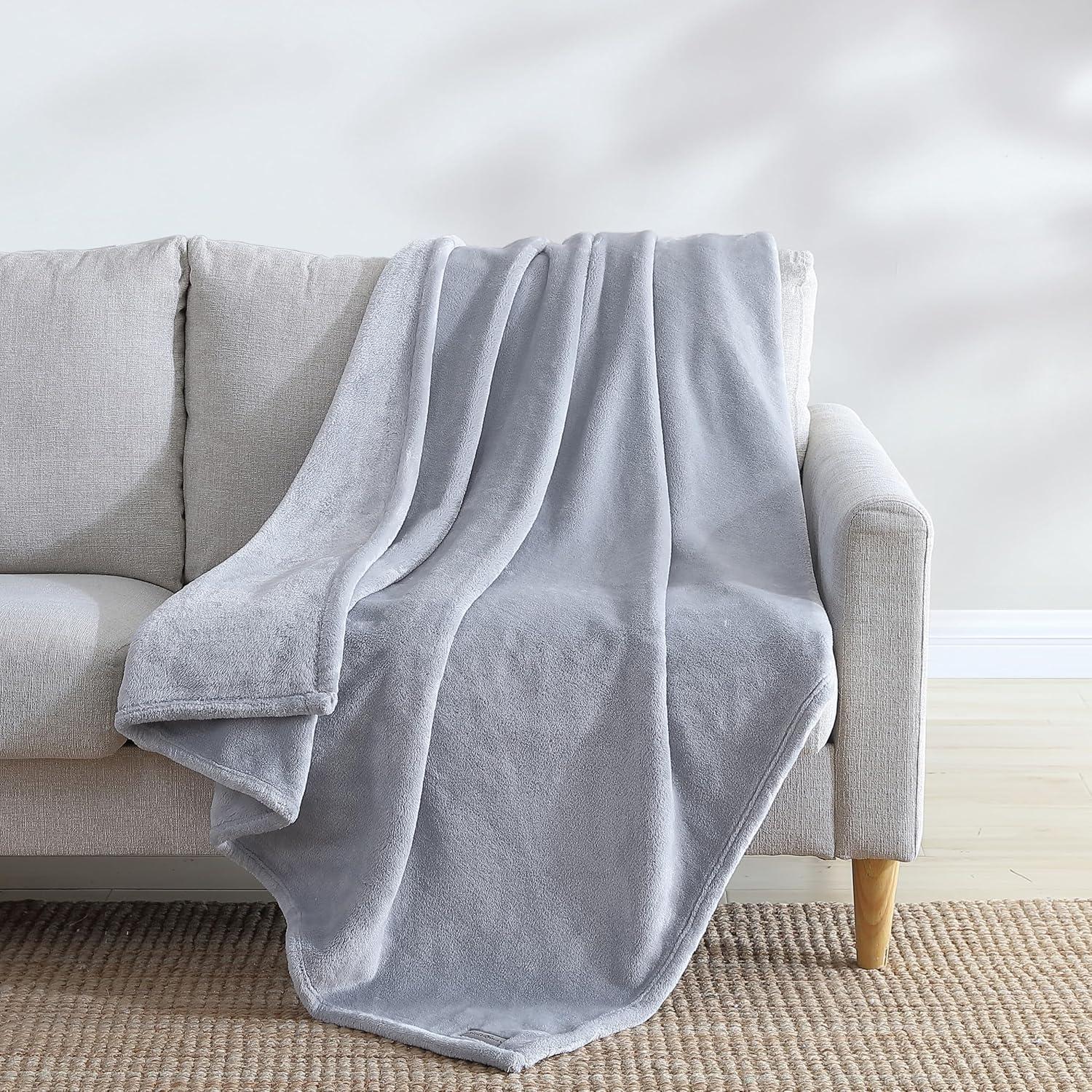 Eddie Bauer Eddie Bauer Ultra Lux Plush Solid Throw Blankets