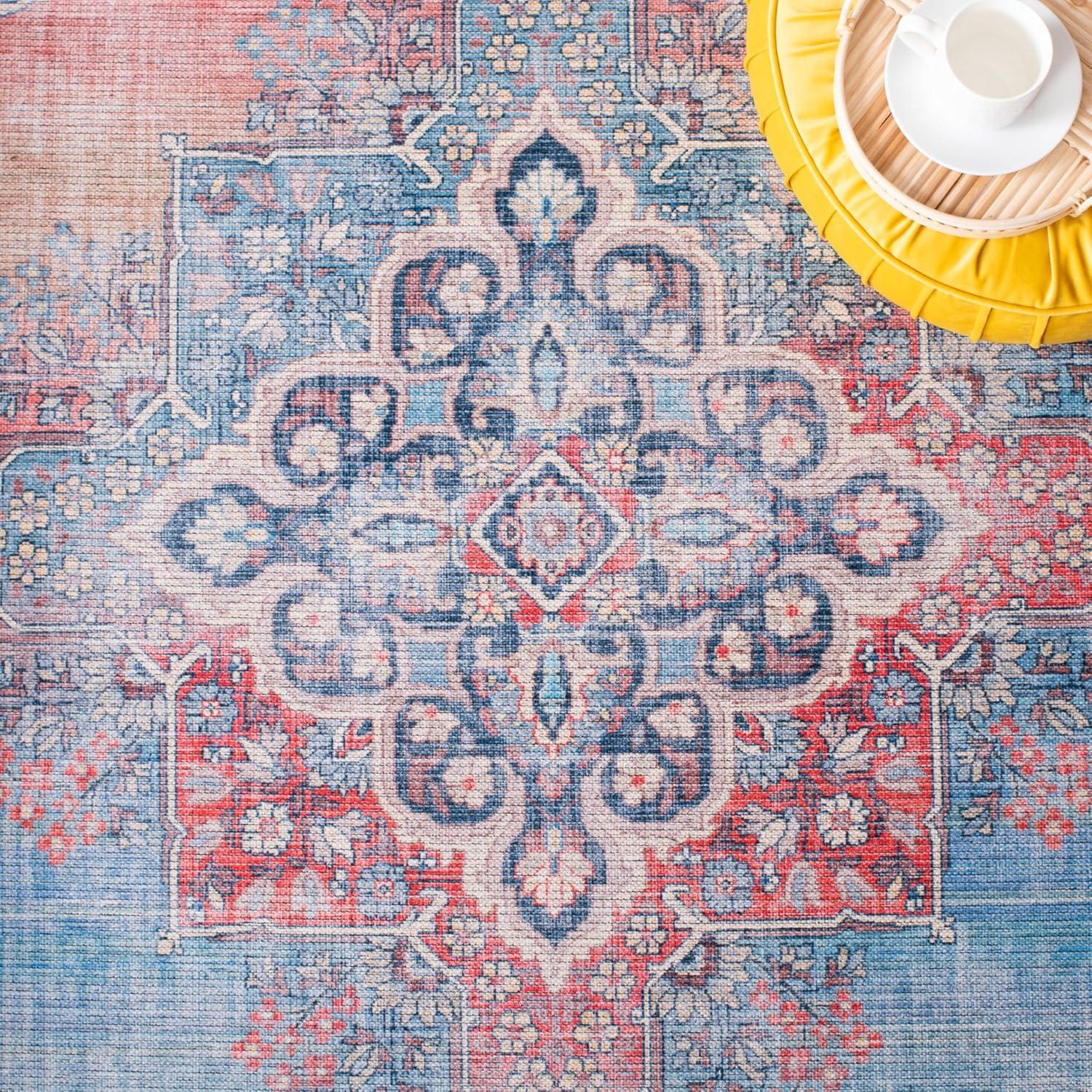 Mistana™ Teen Demetrius Oriental Red/Blue Area Rug
