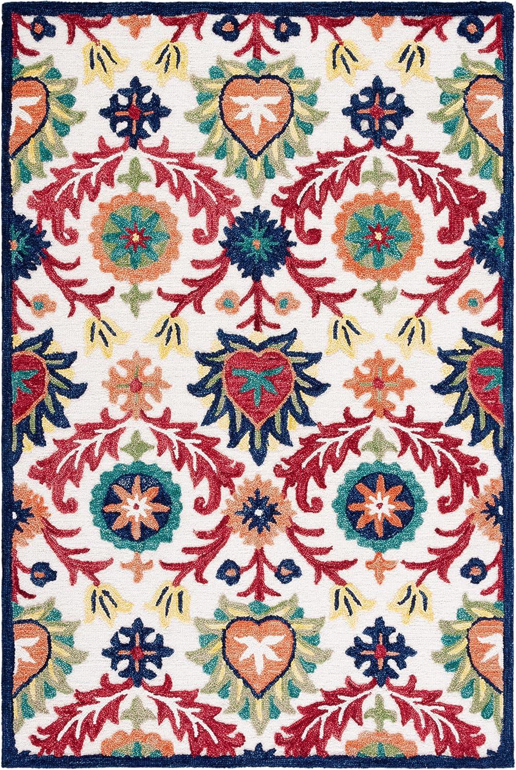 Blossom BLM563 Hand Tufted Area Rug  - Safavieh