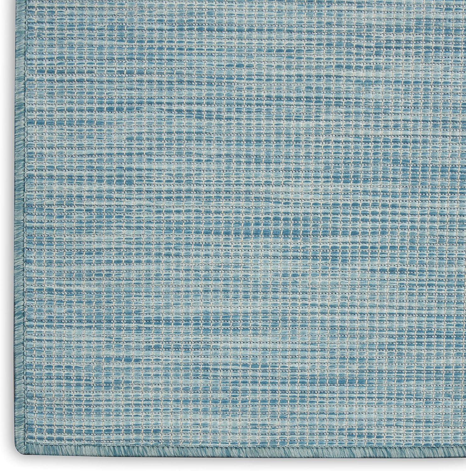 Aqua Bliss Easy-Care Synthetic 6' x 9' Flatweave Area Rug