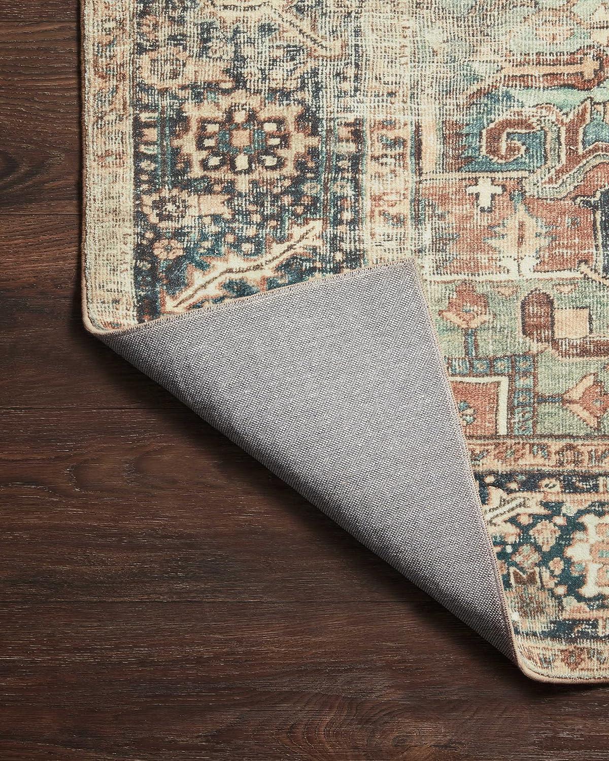Loloi II Loloi Margot Terracotta / Lagoon Area Rug feat. Cloudpile